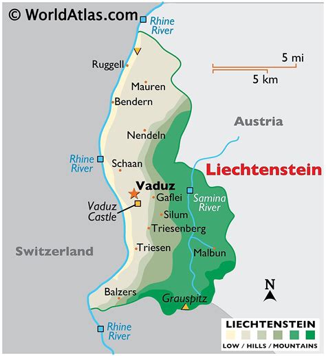 liechtenstein in map.